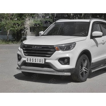 Руссталь LF7Z-003282 защита переднего бампера d63 секции на Lifan X70 2018-