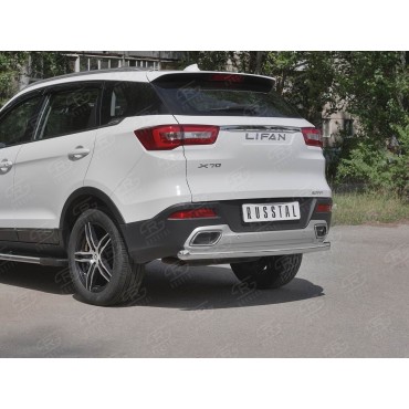 Руссталь LF7Z-003292 защита заднего бампера d63 дуга на Lifan X70 2018-