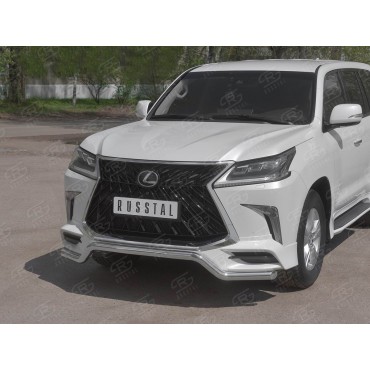 Руссталь LLX4SZ-003232 защита переднего бампера d63 волна на Lexus LX450d-LX570 (TRD Superior) 2015-
