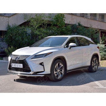 Руссталь LRX3Z-003216 защита переднего бампера d42 секция на Lexus RX 350L (not F-Sport) 2018-