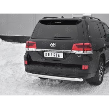 Руссталь TLCZ-003120 защита заднего бампера d76 дуга на Toyota Land Cruiser 200 2018 Executive Lounge