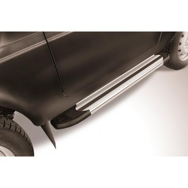 Slitkoff AL-NivUR004 пороги алюминиевые "Luxe Silver" 1250 Нива Urban 3 дверн