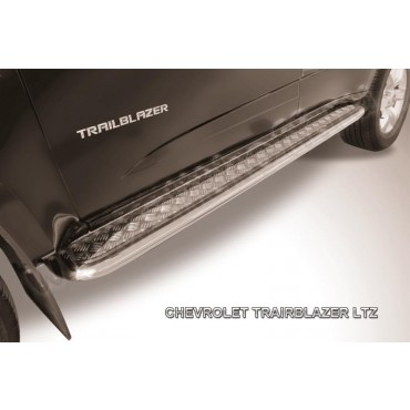 Slitkoff CHTB12-009 защита порогов d57 с листом усиленная Chevrolet Trailblazer (2012)