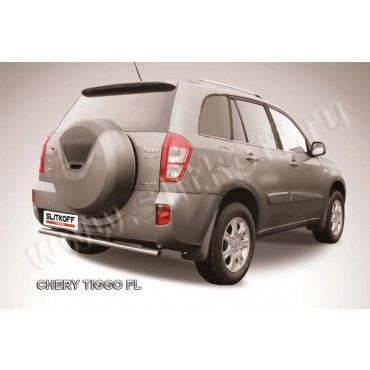 Slitkoff CT-FL-010 защита заднего бампера d57 Chery Tiggo FL (2013)