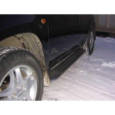 Slitkoff CT009 защита порогов d42 с листом Chery Tiggo