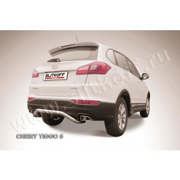 Slitkoff CT5-009 защита заднего бампера d57 "скоба" Chery Tiggo 5