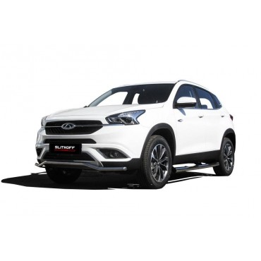Slitkoff CT7-003 защита переднего бампера d42 "волна" Chery Tiggo 7