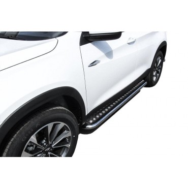 Slitkoff CT7-005 защита порогов d57 с листом Chery Tiggo 7