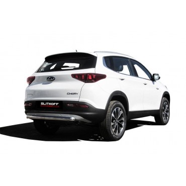 Slitkoff CT7-006 защита заднего бампера d57 Chery Tiggo 7