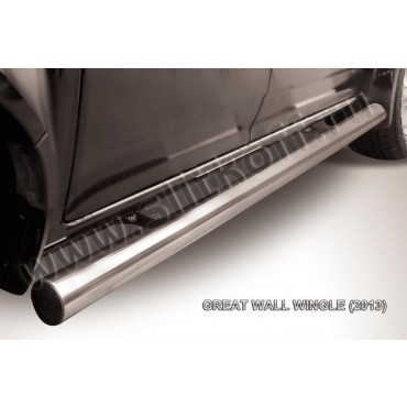 Slitkoff GWWIN-006 защита порогов d76 труба Great Wall Wingle (2013)