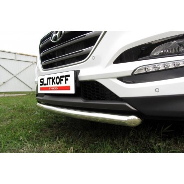 Slitkoff HT4WD15003 защита переднего бампера d57 Hyundai Tucson 4WD (2015)