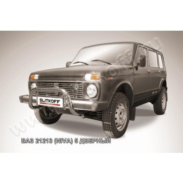Slitkoff Nivd002 кенгурятник d57 низкий ВАЗ 21213 Нива 5-дверная