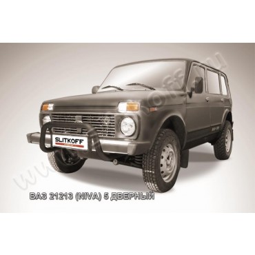 Slitkoff Nivd002B кенгурятник d57 низкий ВАЗ 21213 Нива 5-дверная