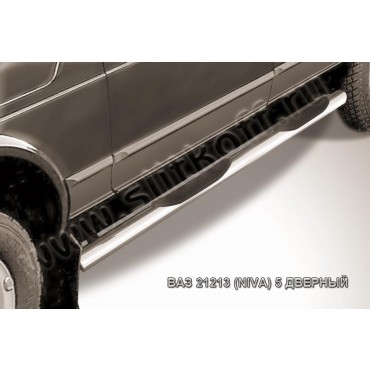 Slitkoff Nivd005 пороги d76 с проступью ВАЗ 21213 Нива 5-дверная