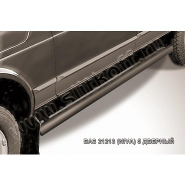 Slitkoff Nivd006B пороги d76 труба ВАЗ 21213 Нива 5-дверная