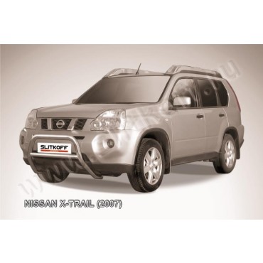 Slitkoff NXT003 кенгурятник d57 низкий Nissan X-Trail (2007)