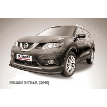 Slitkoff NXT15-003B защита переднего бампера d57 черная Nissan X-Trail (2015)