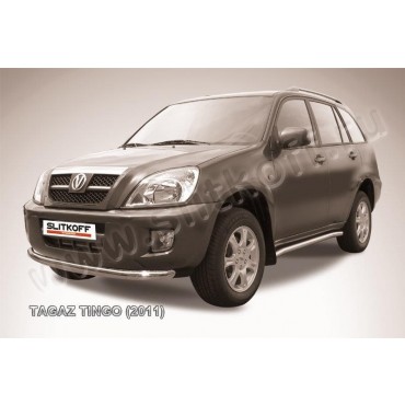 Slitkoff TIN002 защита переднего бампера d57 ТагАЗ Tingo (2011)