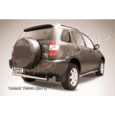 Slitkoff TIN008 защита заднего бампера d76 ТагАЗ Tingo (2011)