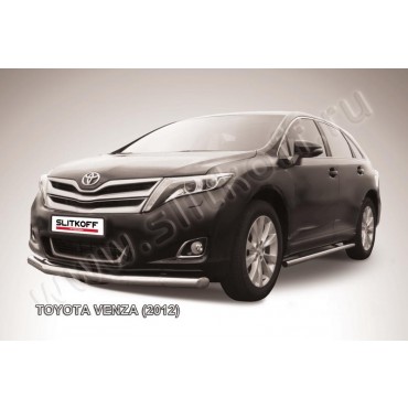 Slitkoff TVEN002 защита переднего бампера d76 Toyota Venza (2013)