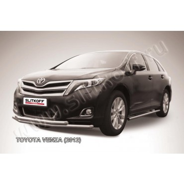 Slitkoff TVEN003 защита переднего бампера d57+ d57 двойная Toyota Venza (2013)