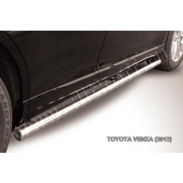 Slitkoff TVEN007 защита порогов d57 труба Toyota Venza (2013)