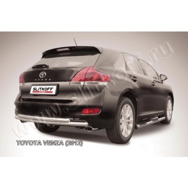 Slitkoff TVEN011 защита заднего бампера d57+ d57 двойная радиусная Toyota Venza (2013)
