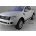 Can Otomotiv FORN.48.2874 пороги алюминиевые (Brillant) Ford Ranger (2012-) (черн./нерж.)