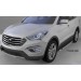Can Otomotiv HYGS.48.1102 пороги алюминиевые (Brillant) Hyundai Grand Santa Fe (2013-) (черн/нерж)
