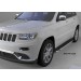 Can Otomotiv JECH.48.1326 пороги алюминиевые (Brillant) Jeep Grand Cherokee (2011-) (черн/нерж) (кроме SRT)