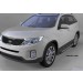 Can Otomotiv KISO.53.1388 пороги алюминиевые (Corund Silver) KIA Sorento (2012-)