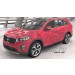Can Otomotiv KISO.69.1389 пороги алюминиевые (Corund Black) KIA Sorento Prime (2015-)