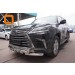 Can Otomotiv LE57.33.1573 защита переднего бампера Lexus LX570 (2015-) (Shark) d76/76