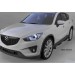 Can Otomotiv MACX.78.1973 пороги алюминиевые (Emerald silver ) Mazda CX5 (2012-2015 /2015-)