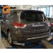 Can Otomotiv NIPA.53.4050 защита заднего бампера Nissan Pathfinder (2014-) (уголки) d 76/42