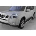 Can Otomotiv NIXT.48.2166 пороги алюминиевые (Brillant) Nissan X-Trail (2007-2010-2014) (черн/нерж)
