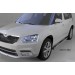 Can Otomotiv SAYE.77.3961 пороги алюминиевые (Emerald Black) Skoda Yeti (2009-)