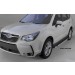 Can Otomotiv SUFO.48.2208 пороги алюминиевые (Brillant) Subaru Forester (2013-) (черн/нерж)