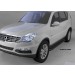 Can Otomotiv SYRE.54.4096 пороги алюминиевые (Sapphire Black) SsangYong Rexton (2012-) (только для 4WD)