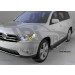 Can Otomotiv TOHI.48.0016 пороги алюминиевые (Brillant) Toyota Highlander (Тойота Хайлендер) (2010-2013) (черн/нерж)