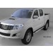 Can Otomotiv TOHL.48.3426 пороги алюминиевые (Brillant) Toyota HiLux (2012-2015) (черн/нерж)
