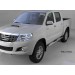 Can Otomotiv TOHL.77.3421 пороги алюминиевые (Emerald Black) Toyota HiLux (2012-2015)
