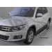 Can Otomotiv VWTI.48.3933 пороги алюминиевые (Brillant) Volkswagen Tiguan (Тигуан) (2008-) (черн/нерж)