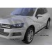 Can Otomotiv VWTU.48.3886 пороги алюминиевые (Brillant) Volkswagen Touareg (Туарег) (2004-) (черн/нерж)