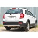 Руссталь CAPZ-001754 защита заднего бампера d63 (дуга) d42 (дуга) декор-паз на Chevrolet Captiva 2013-