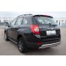 Руссталь CHCZ-000837 защита заднего бампера 75х42/75х42 овалы на Chevrolet Captiva 2011-2013