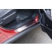 Руссталь CHTG15-03 накладки на пороги (нерж., шлиф., надпись) на Chery Tiggo 5 2015-17