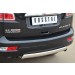 Руссталь CTRZ-001516 защита заднего бампера 75*42 (дуга) на Chevrolet Trailblazer 2012-