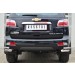 Руссталь CTRZ-001518 защита заднего бампера уголки d63 (секции) d42 (секции) на Chevrolet Trailblazer 2012-