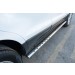 Руссталь FEO-002058 пороги труба 75х42 овал с проступью на Ford Ecosport 2014-
